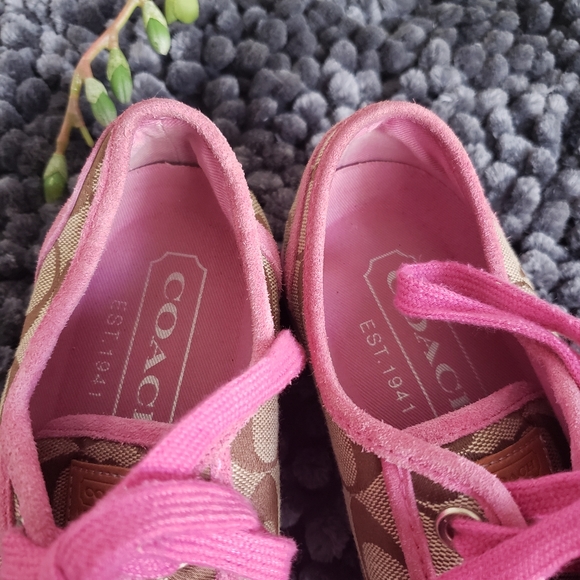 Coach Dawnell Low Top Fashion Sneakers Sz5.5 - Picture 12 of 16